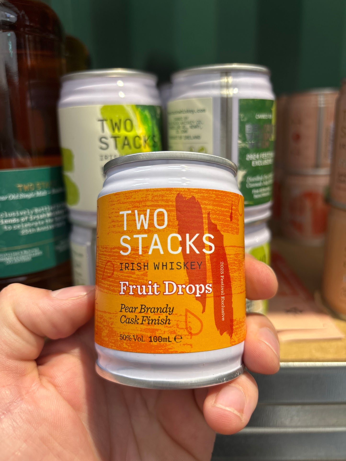 Belfast Whiskey Fest 2025 Exclusive - Fruit Drops Pear Brandy 50% - 100ml Can
