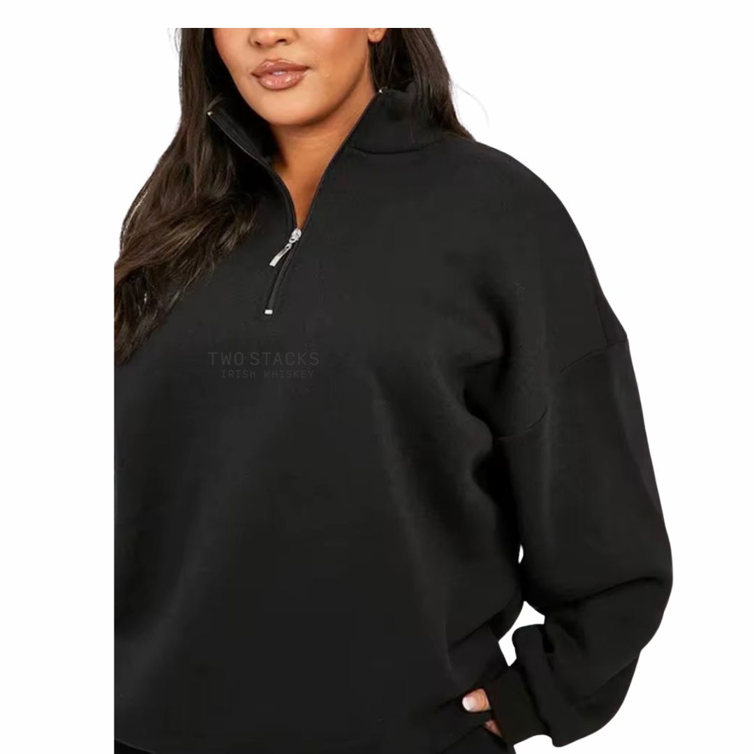 Two Stacks 1/4 Zip Sweatshirt