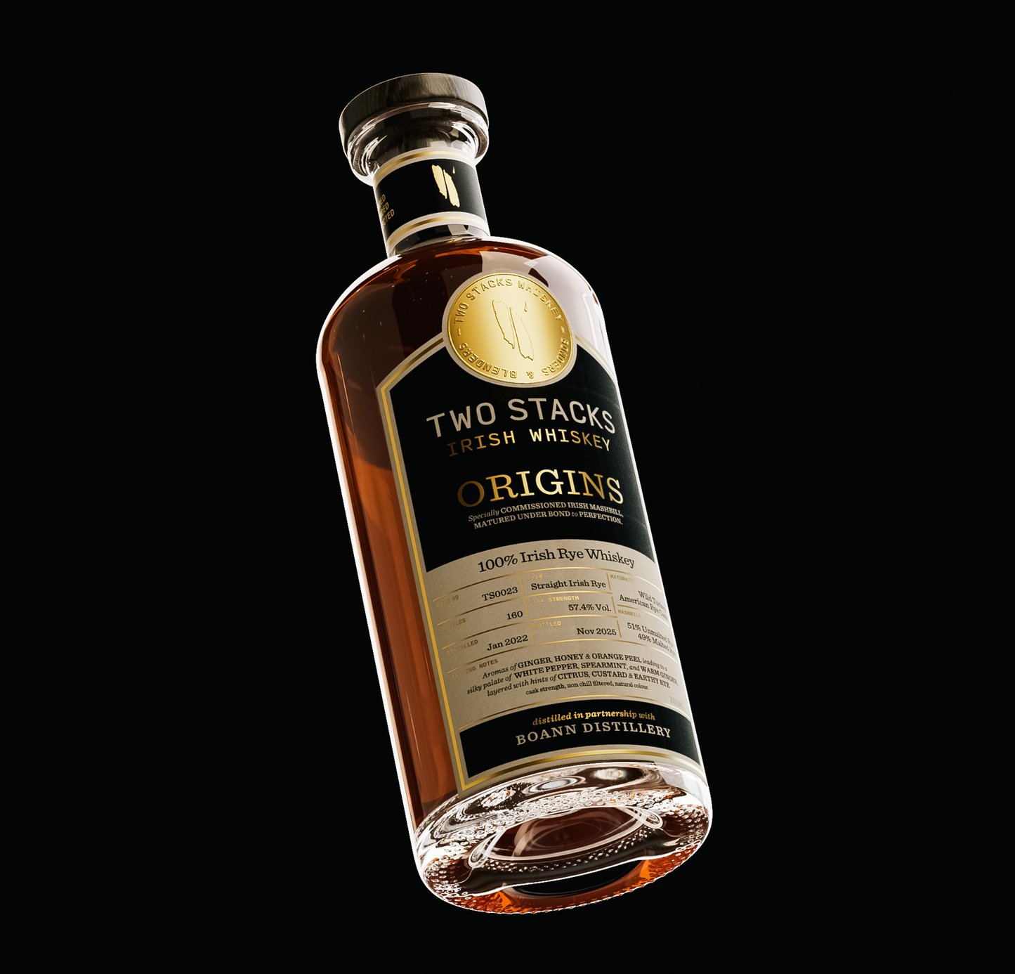 Two Stacks - Origins (ex Micil) - Cask TS0320 - 61.5% ABV