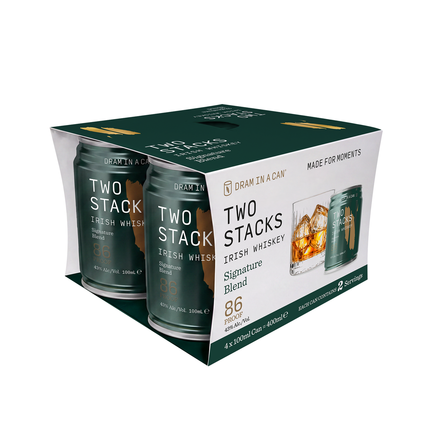 Dram In A Can - Signature Blend - 43% (4 x 100ml)
