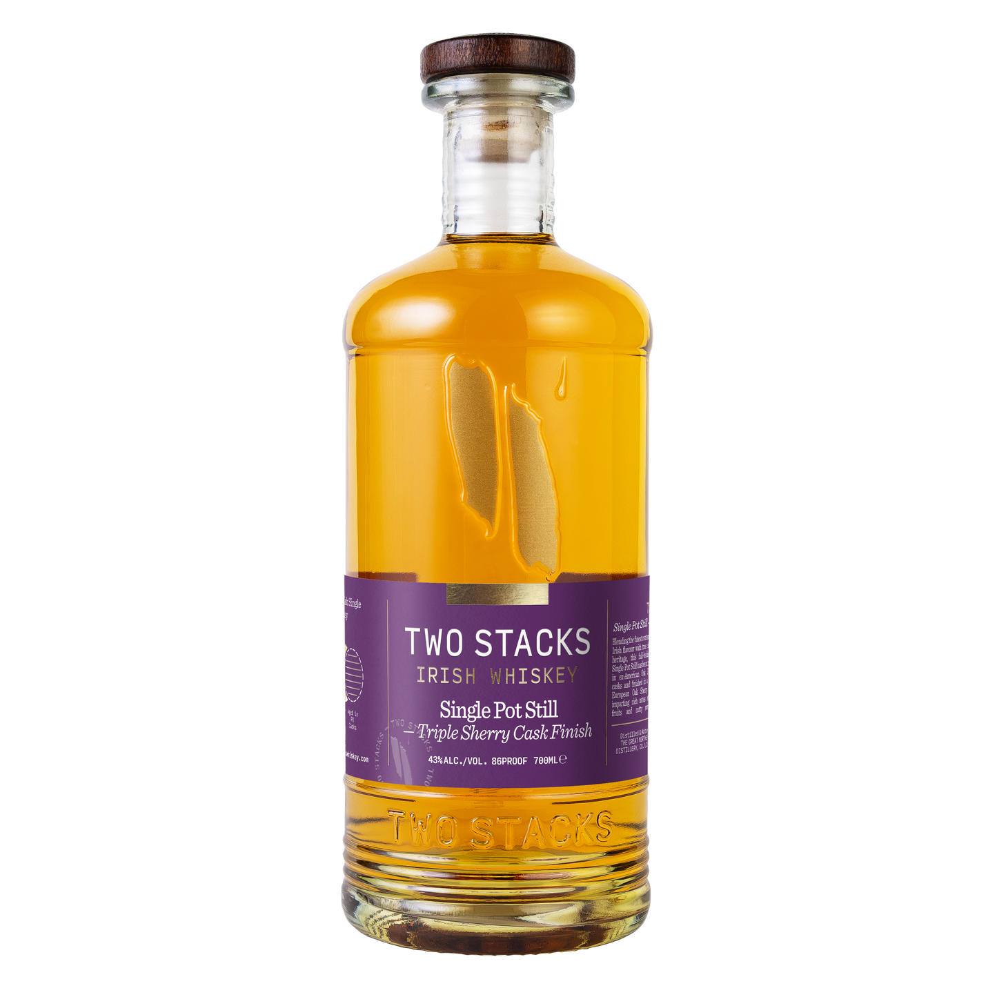 Two Stacks Triple Sherry Cask Single Pot Still 700ml – 43% VOL.