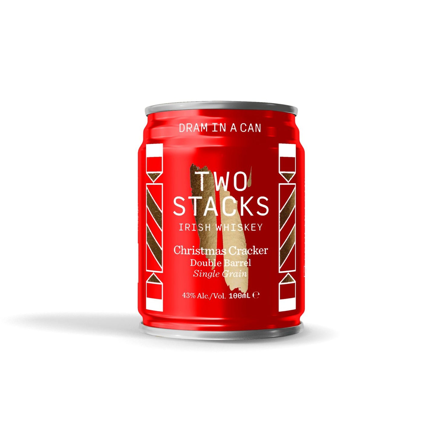 Two Stacks Christmas Cracker Seasonal 100ml Dram In A Can 43%
