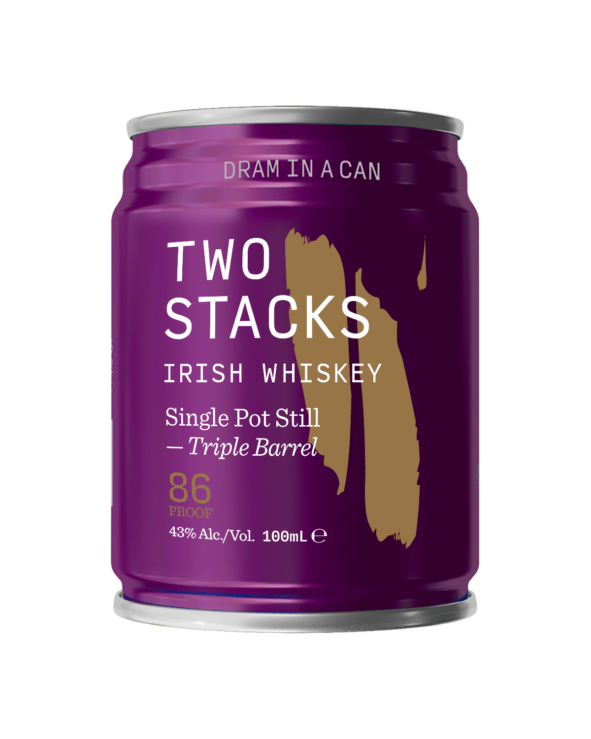 NEW: Two Stacks Triple Sherry Cask Single Pot Still Dram In A Can – 43% VOL.