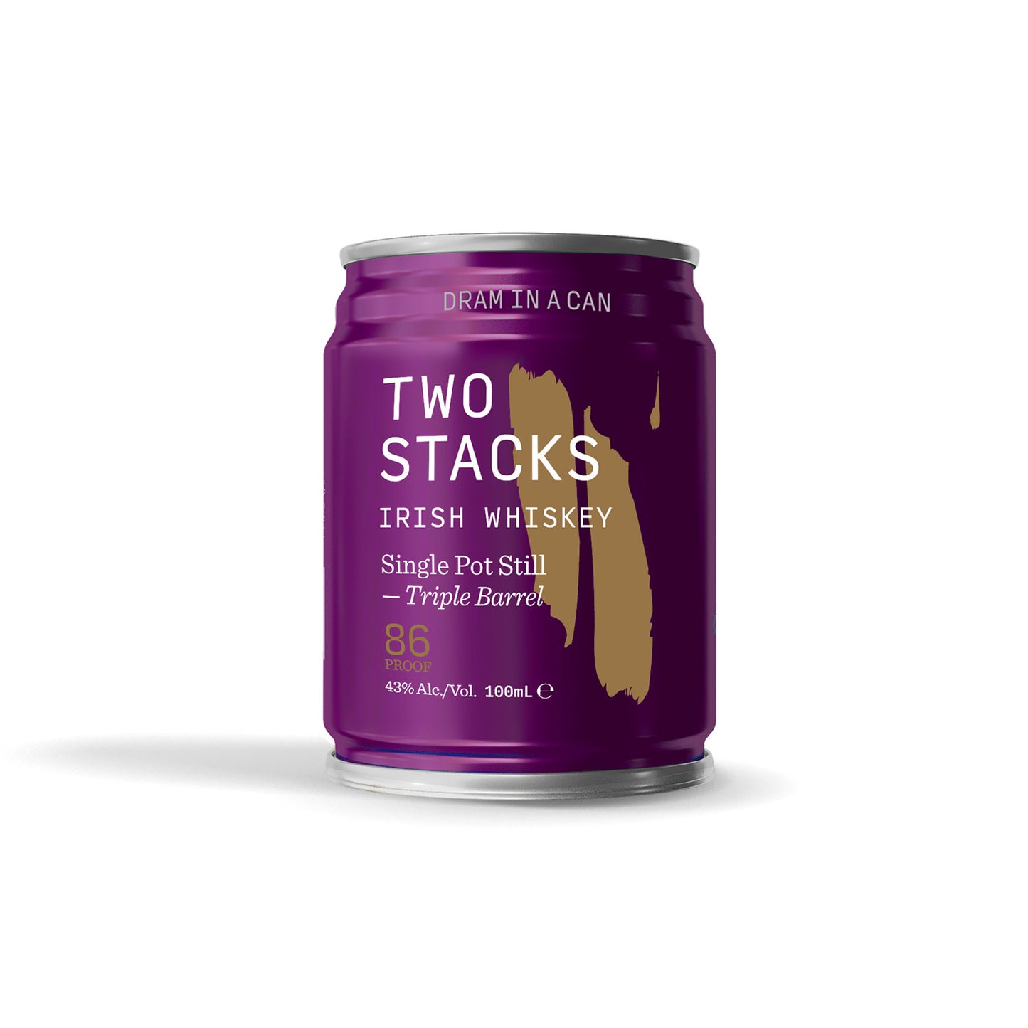 NEW: Two Stacks Triple Sherry Cask Single Pot Still Dram In A Can – 43% VOL.