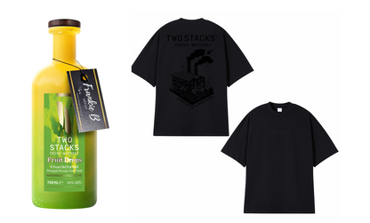 Limited Edition Bundle: 6YO Single Pot Still In Pineapple Brandy cask + Blackout Graphic Tee