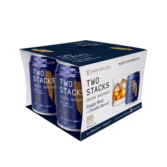 Dram in a Can - Single Malt - Double Barrel - 43% (4 x 100ml)